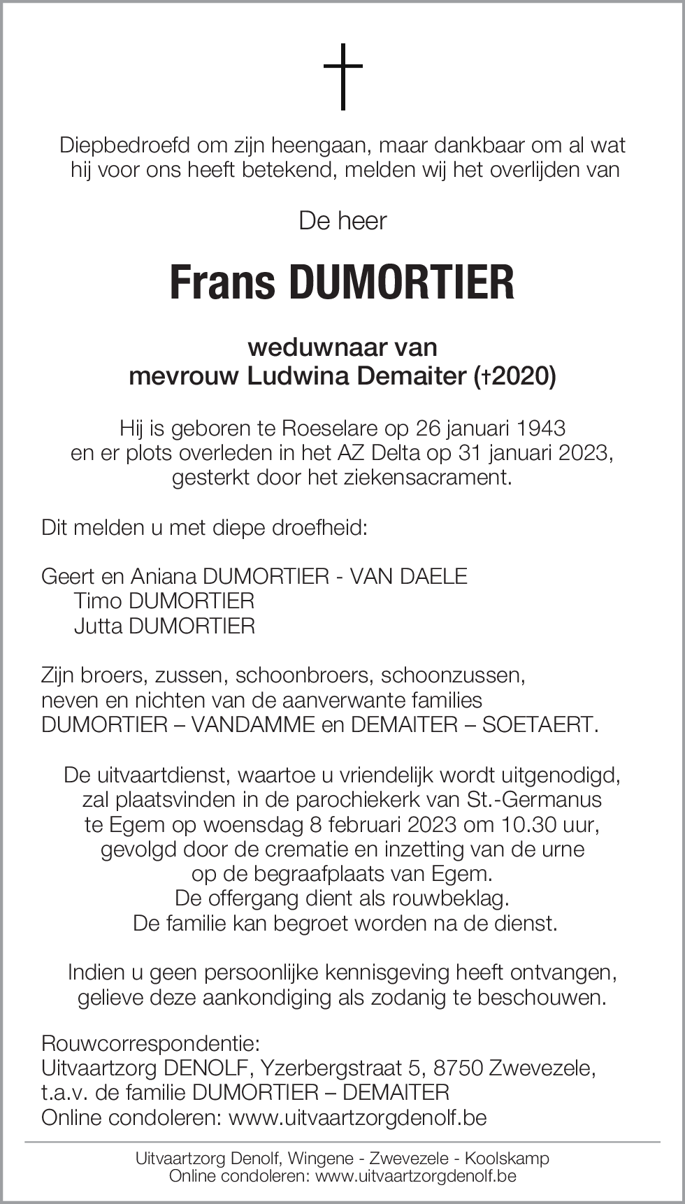 Frans Dumortier