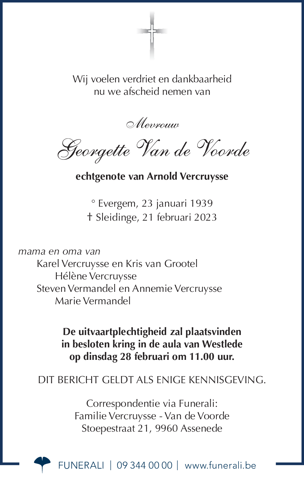 Georgette Van de Voorde