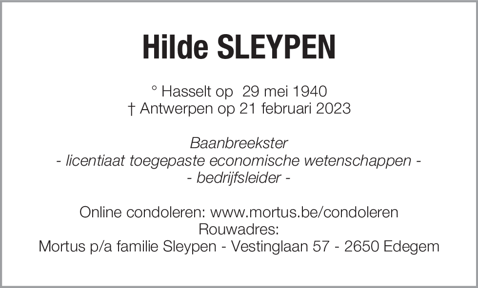 Hilde Sleypen