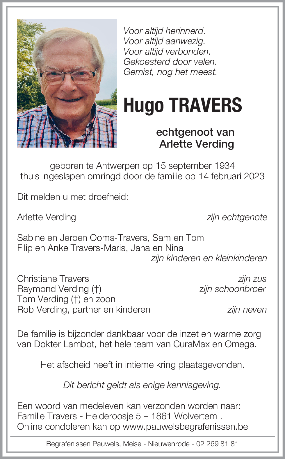 Hugo TRAVERS