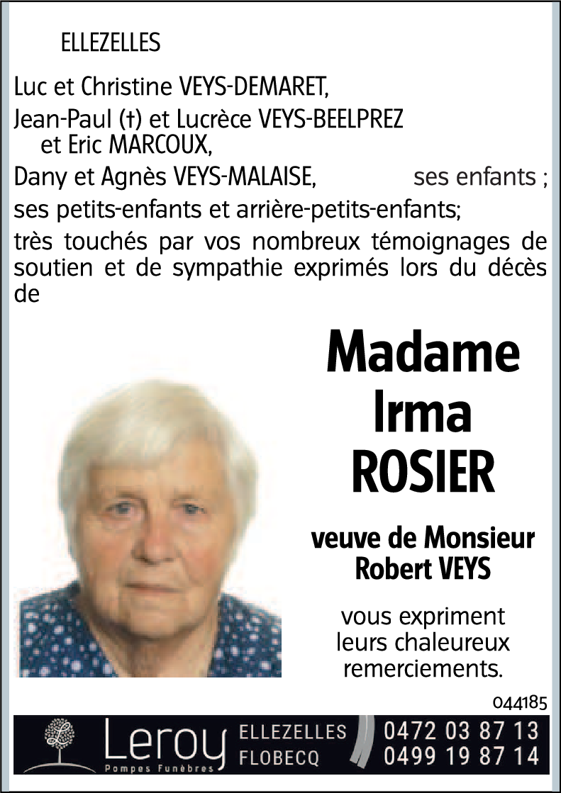 Irma Rosier
