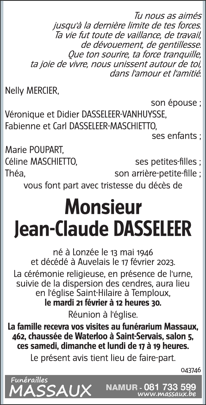 Jean-Claude DASSELEER