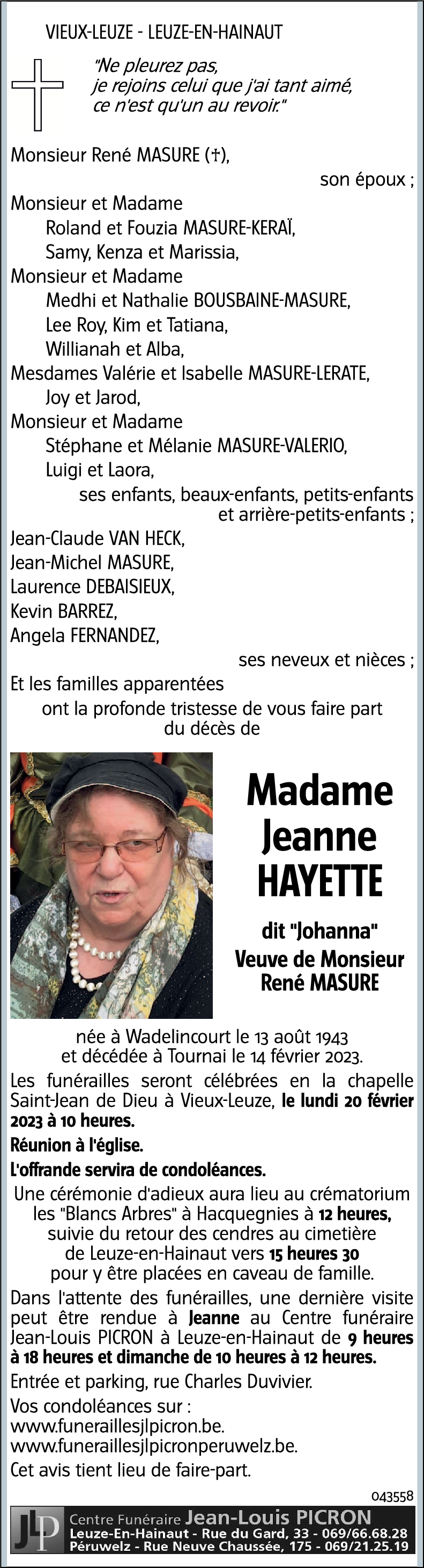 Jeanne Hayette