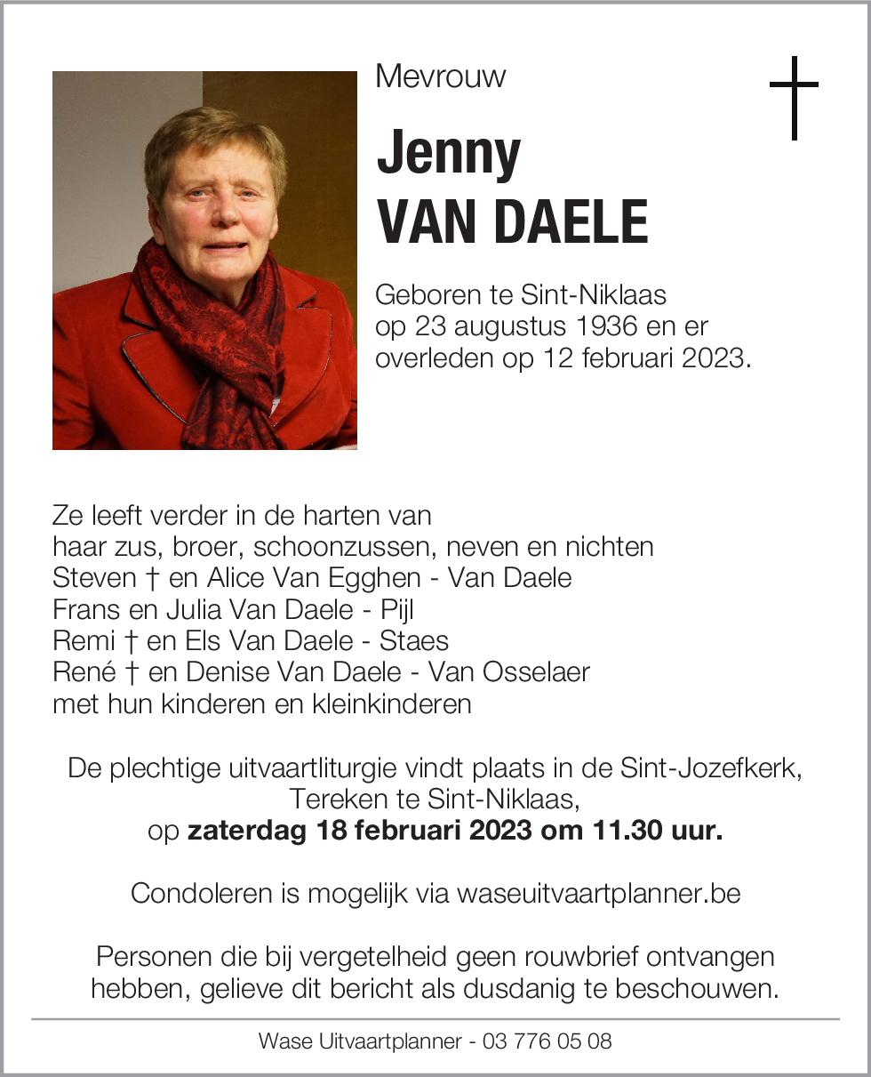 Jenny Van Daele