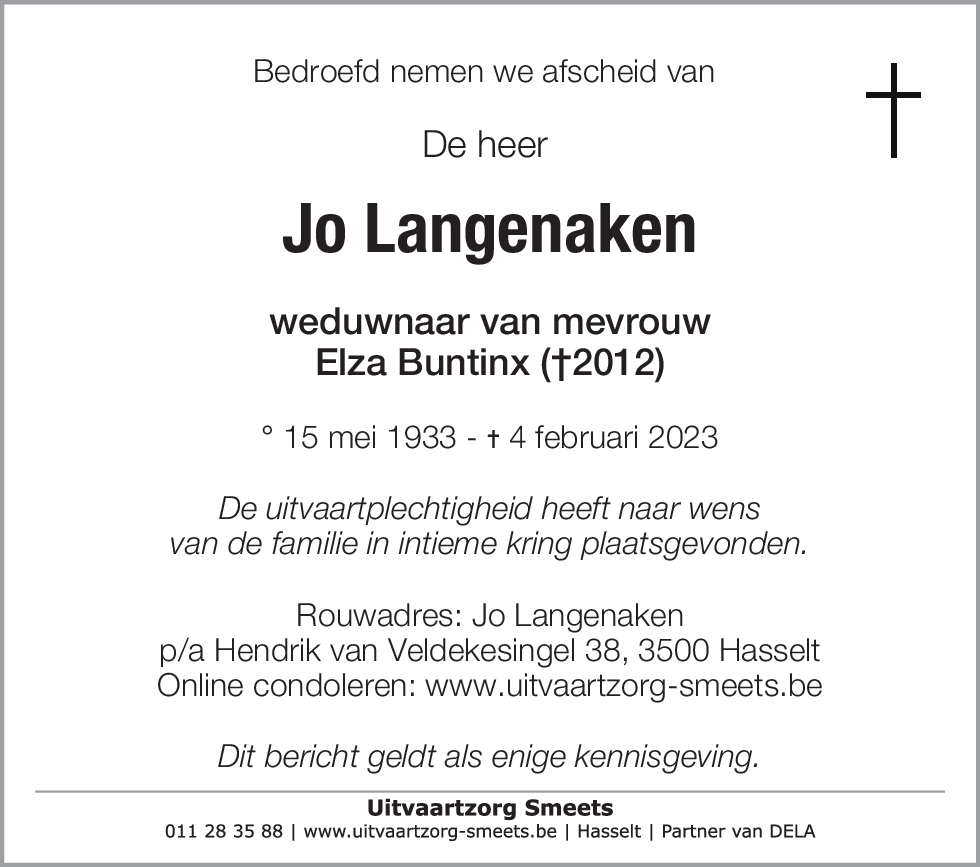 Jo Langenaken