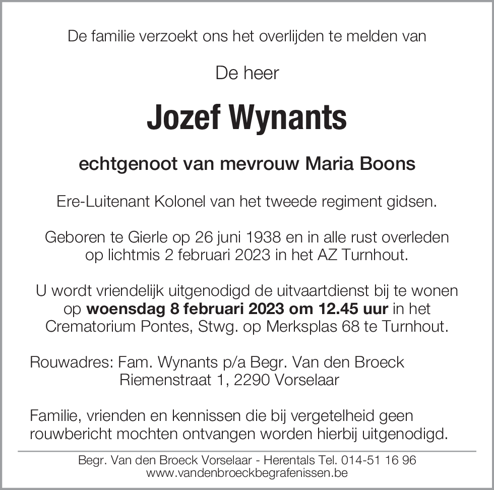 Jozef Wynants