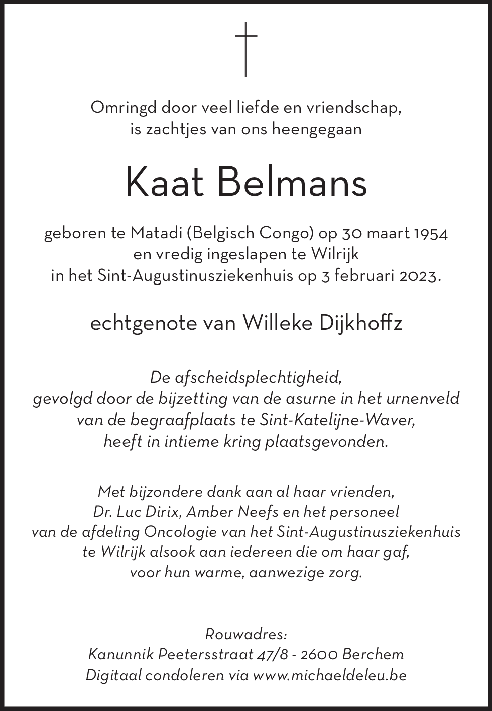 Kaat Belmans