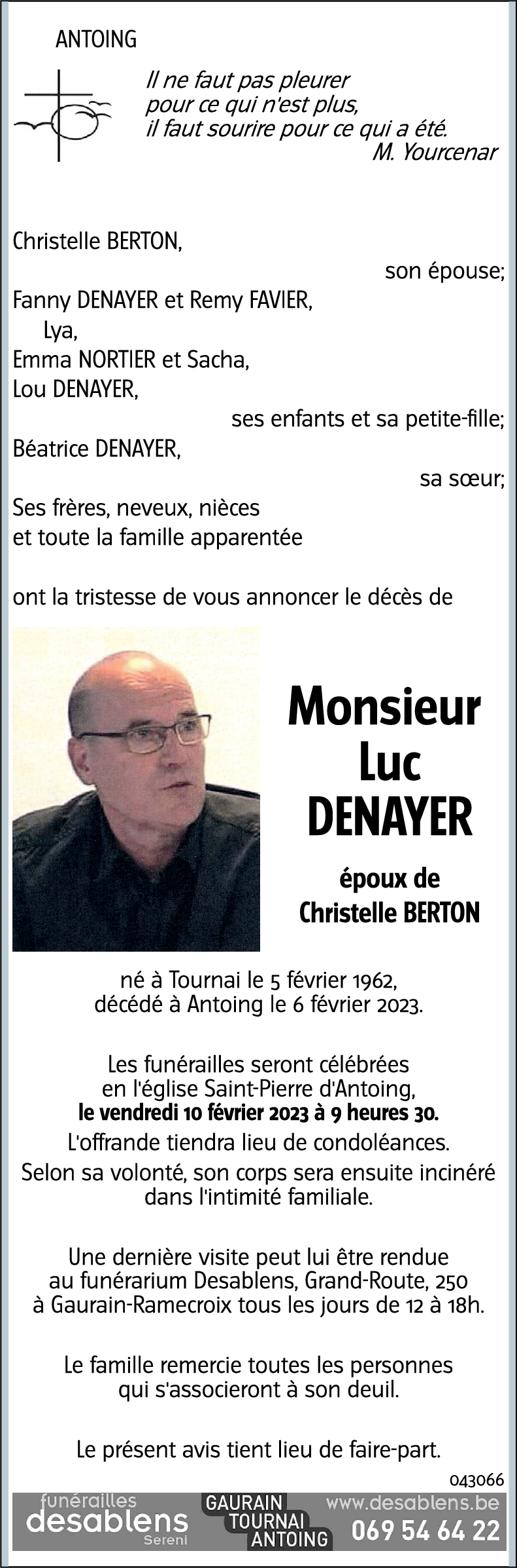 Luc DENAYER