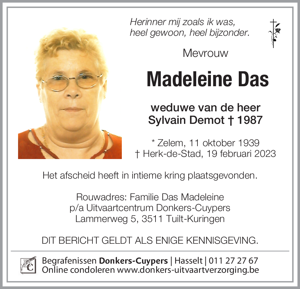 Madeleine Das