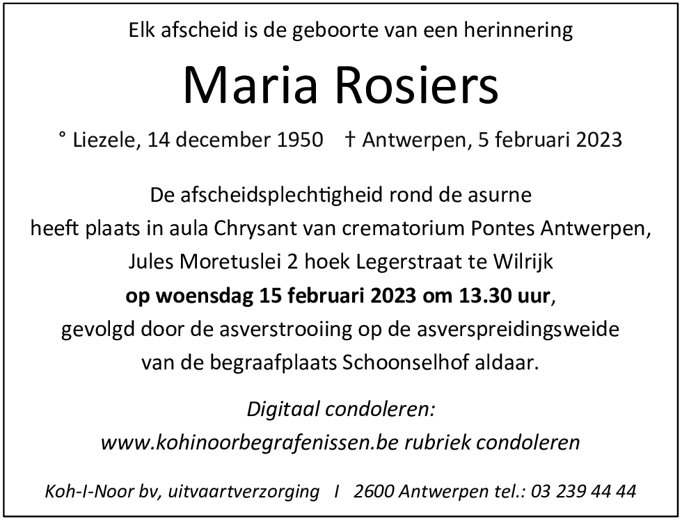 Maria Rosiers