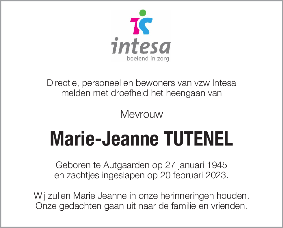 Marie-Jeanne Tutenel
