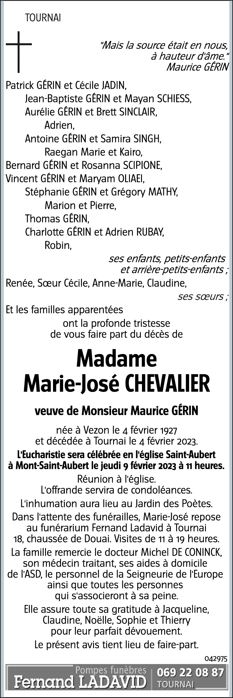 Marie-José CHEVALIER