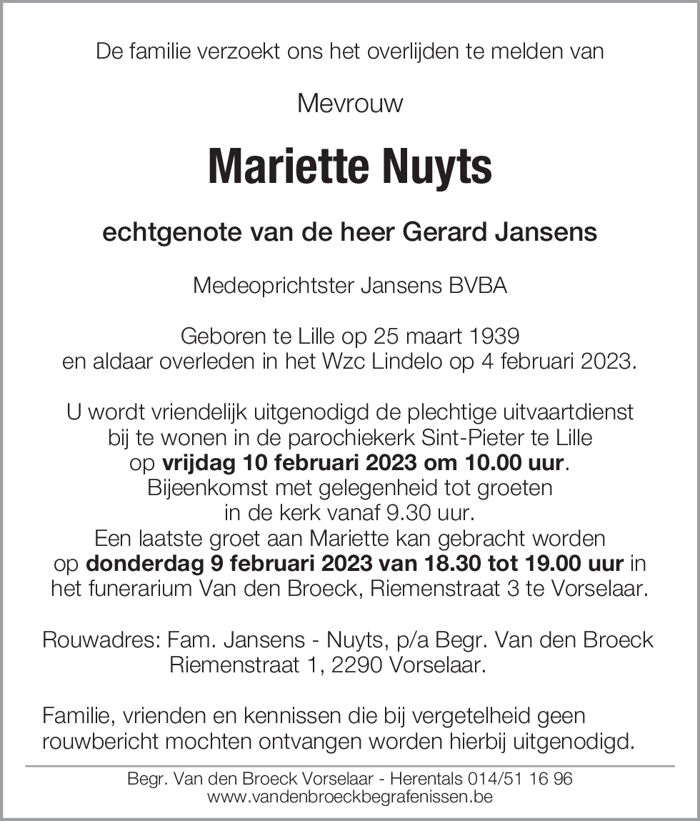 Mariette Nuyts