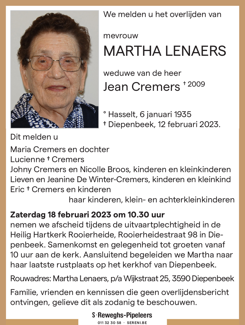 Martha Lenaers