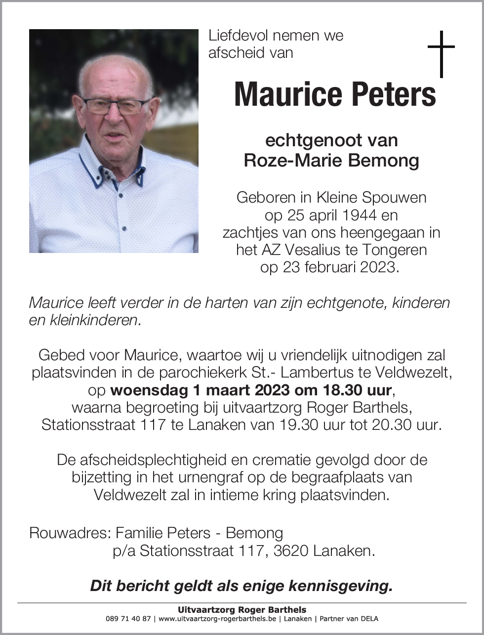 Maurice Peters