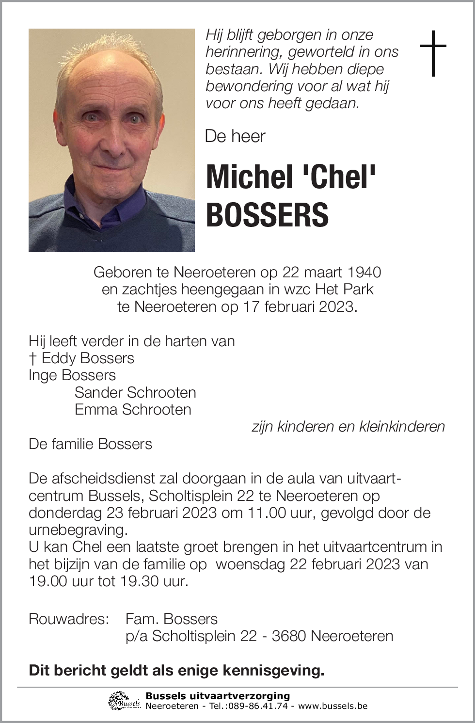 Michel 'Chel' BOSSERS