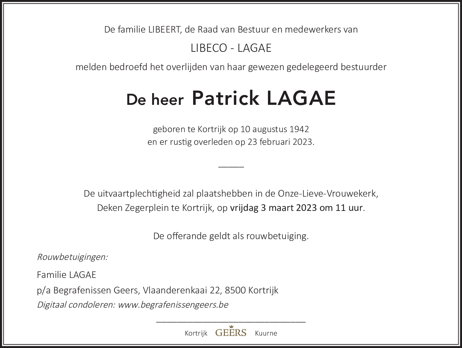 Patrick Lagae