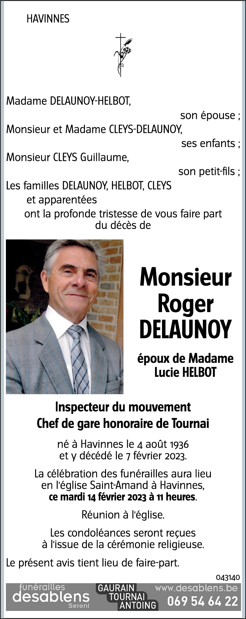 Roger DELAUNOY