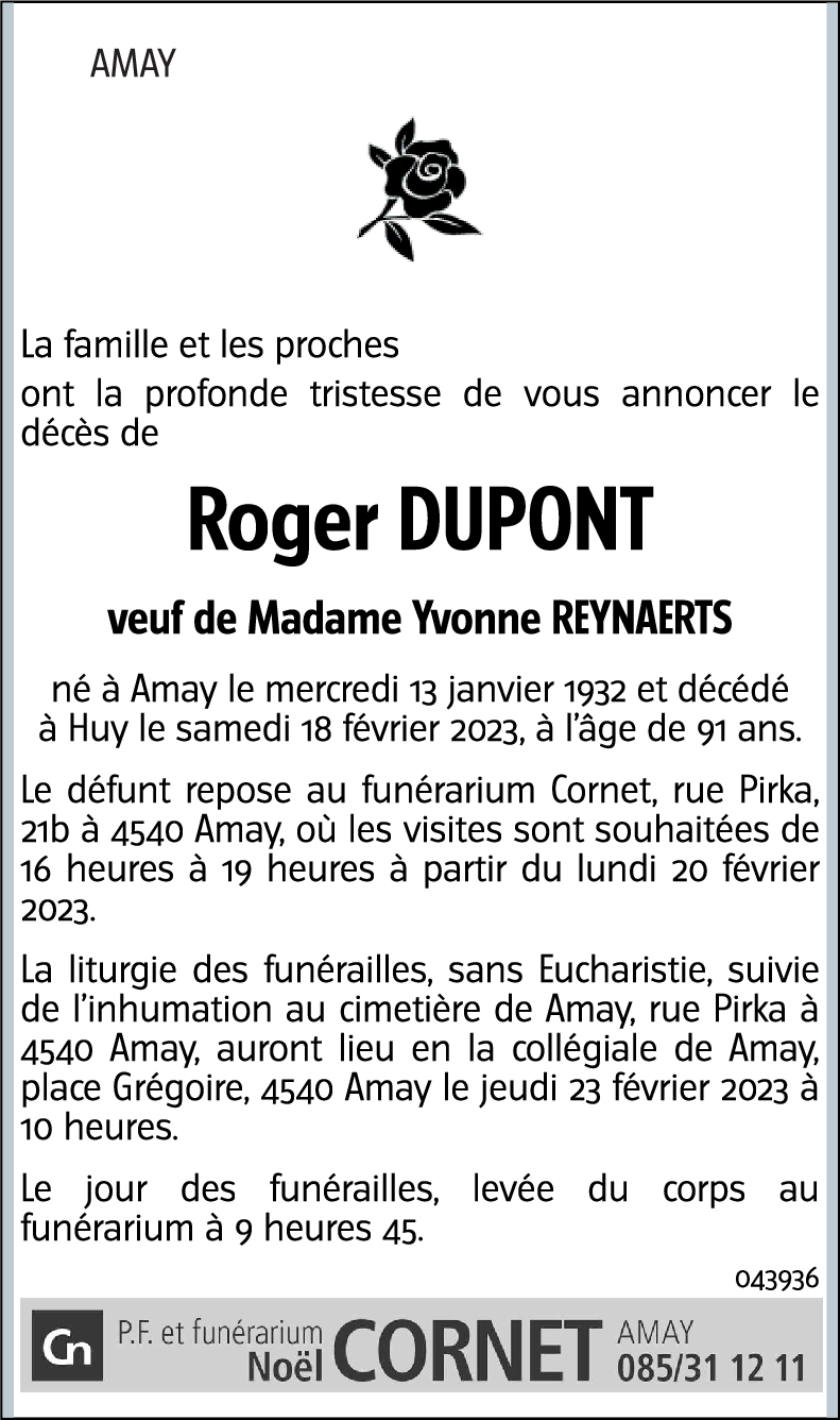 Roger DUPONT