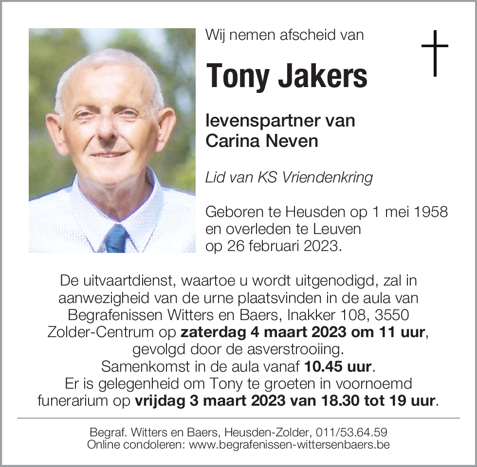Tony Jakers