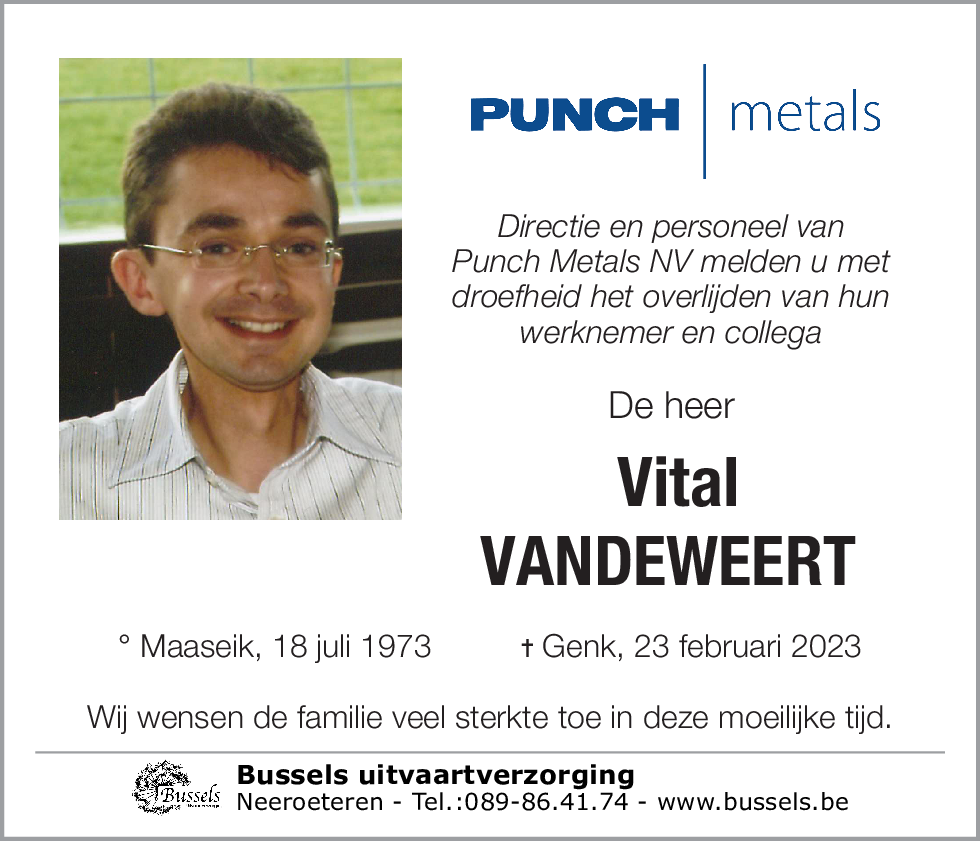 Vital VANDEWEERT