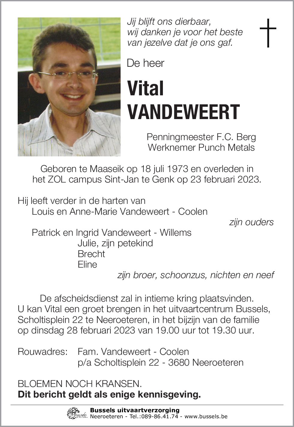 Vital VANDEWEERT
