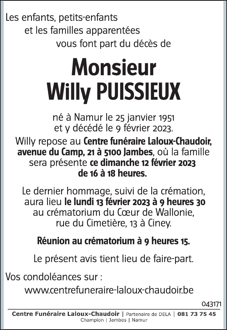 Willy PUISSIEUX