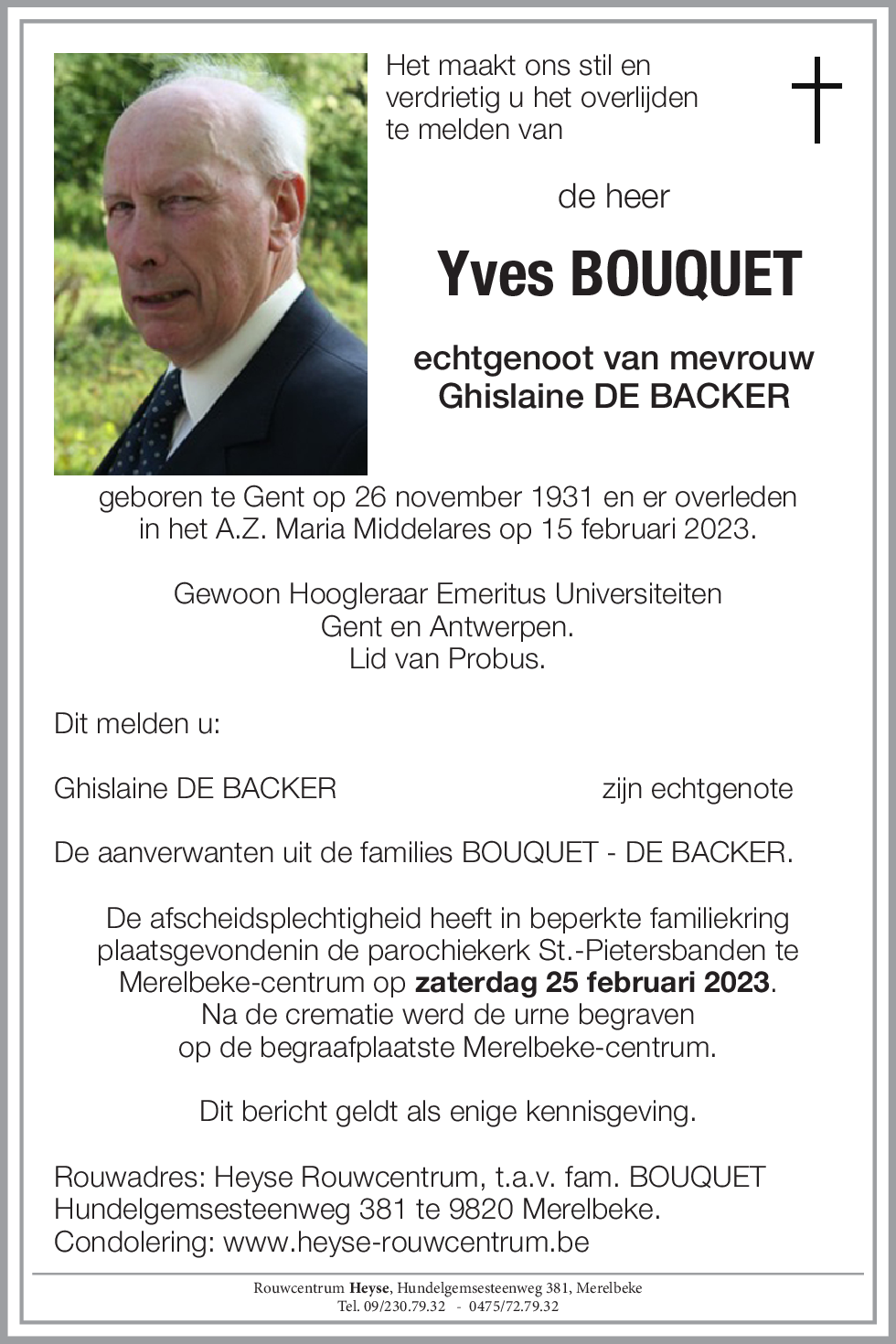 Yves BOUQUET