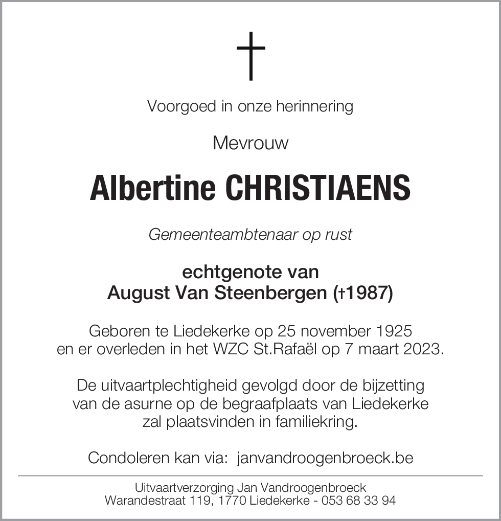 Albertine Christiaens