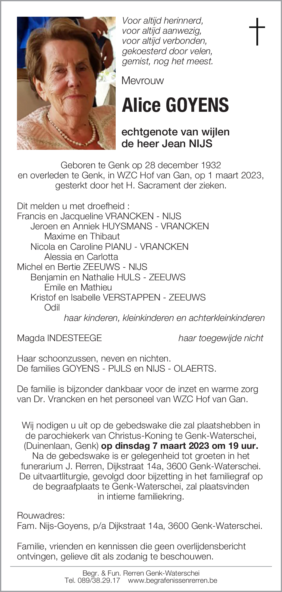 Alice GOYENS