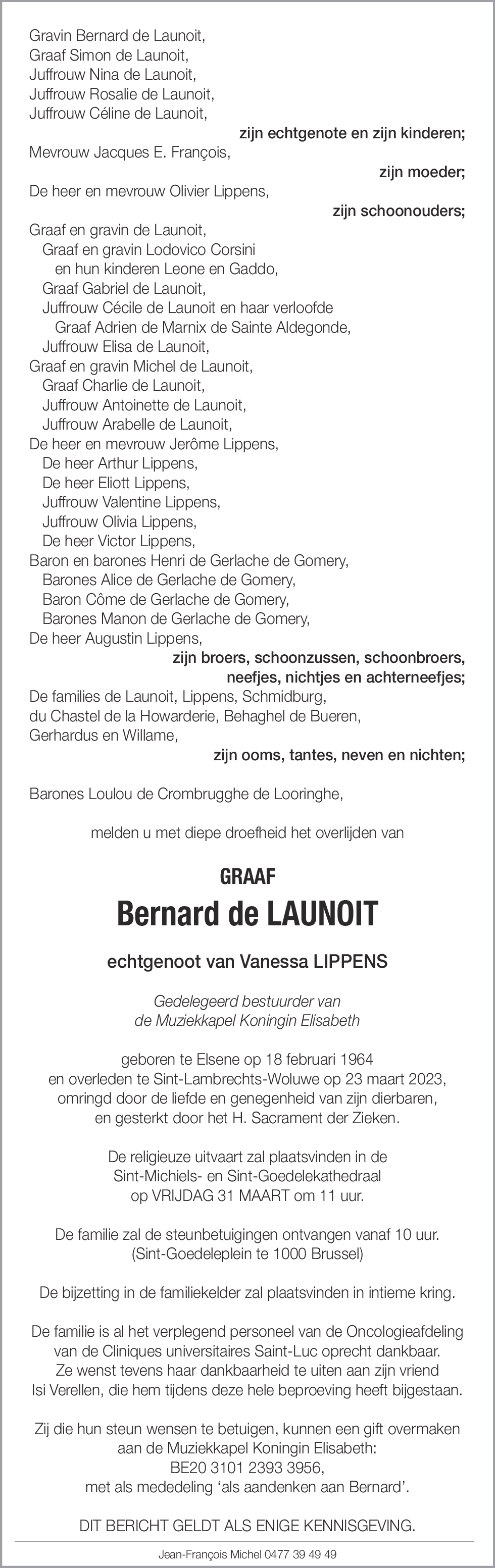 Bernard de Launoit