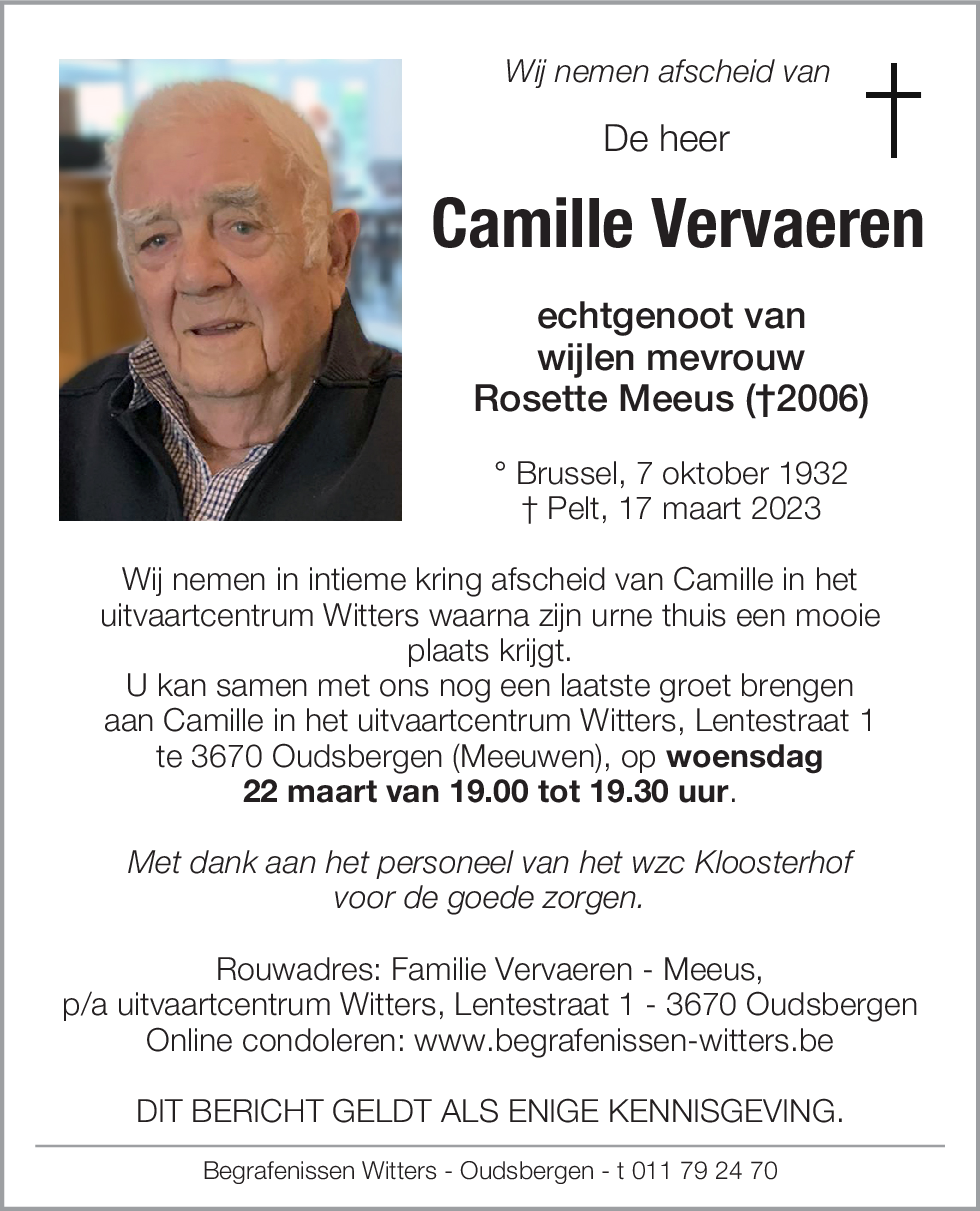 Camille Vervaeren