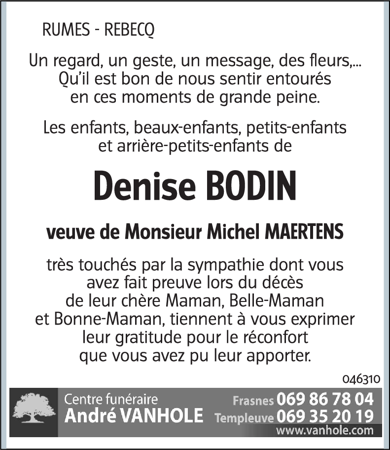 Denise BODIN