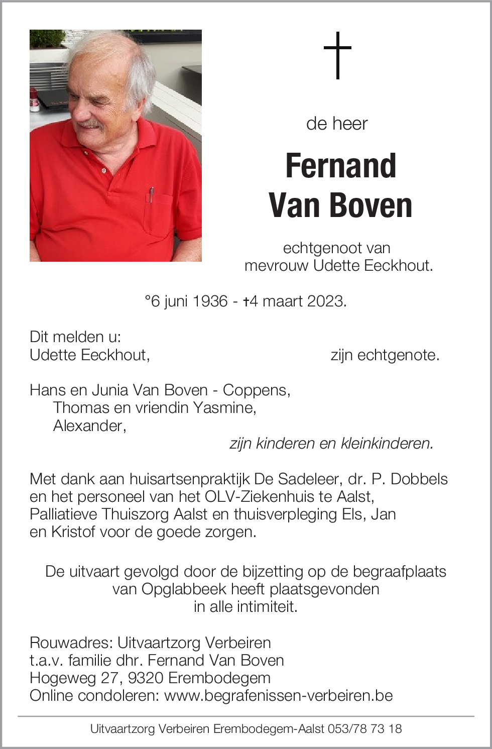 Fernand Van Boven