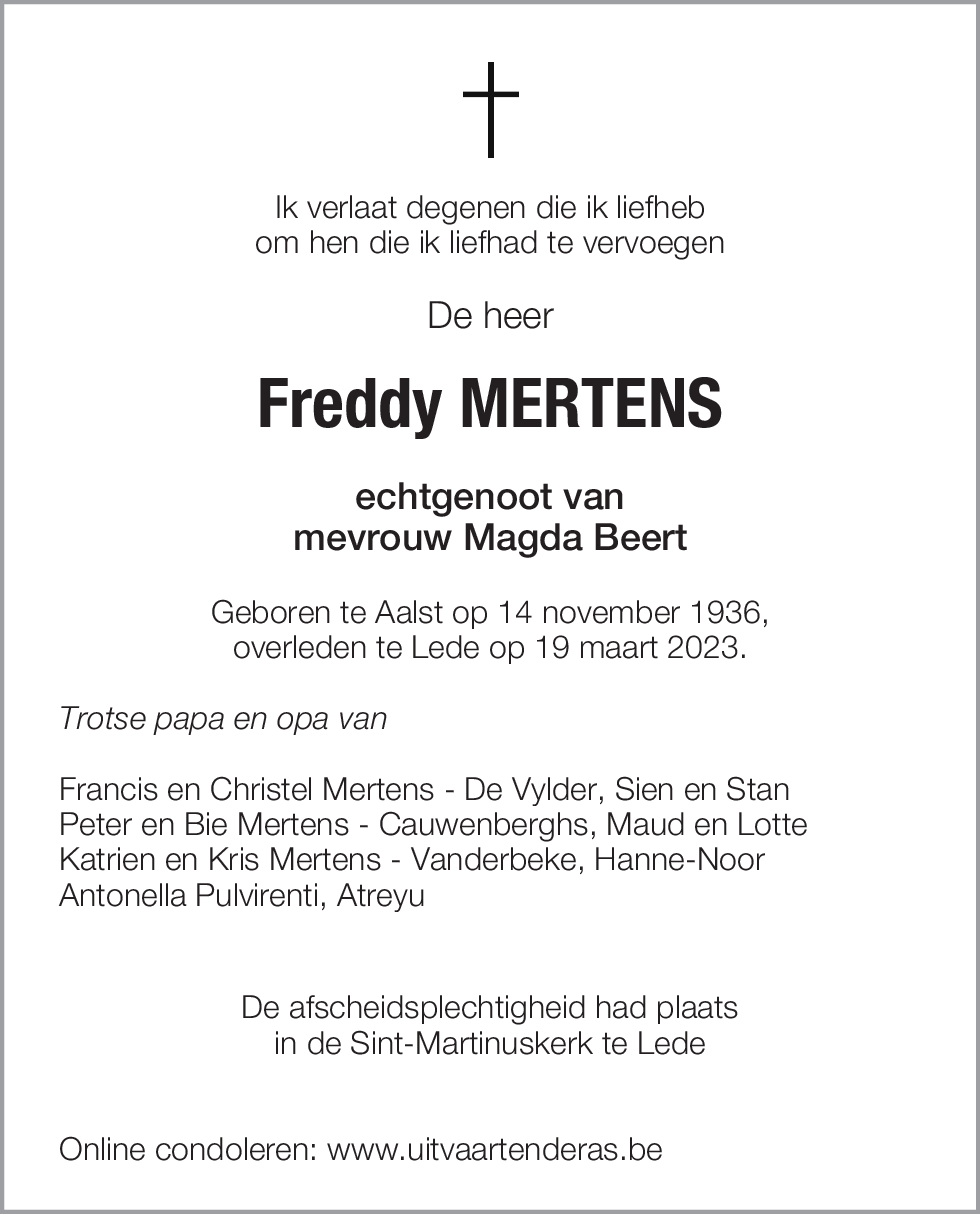 Freddy Mertens