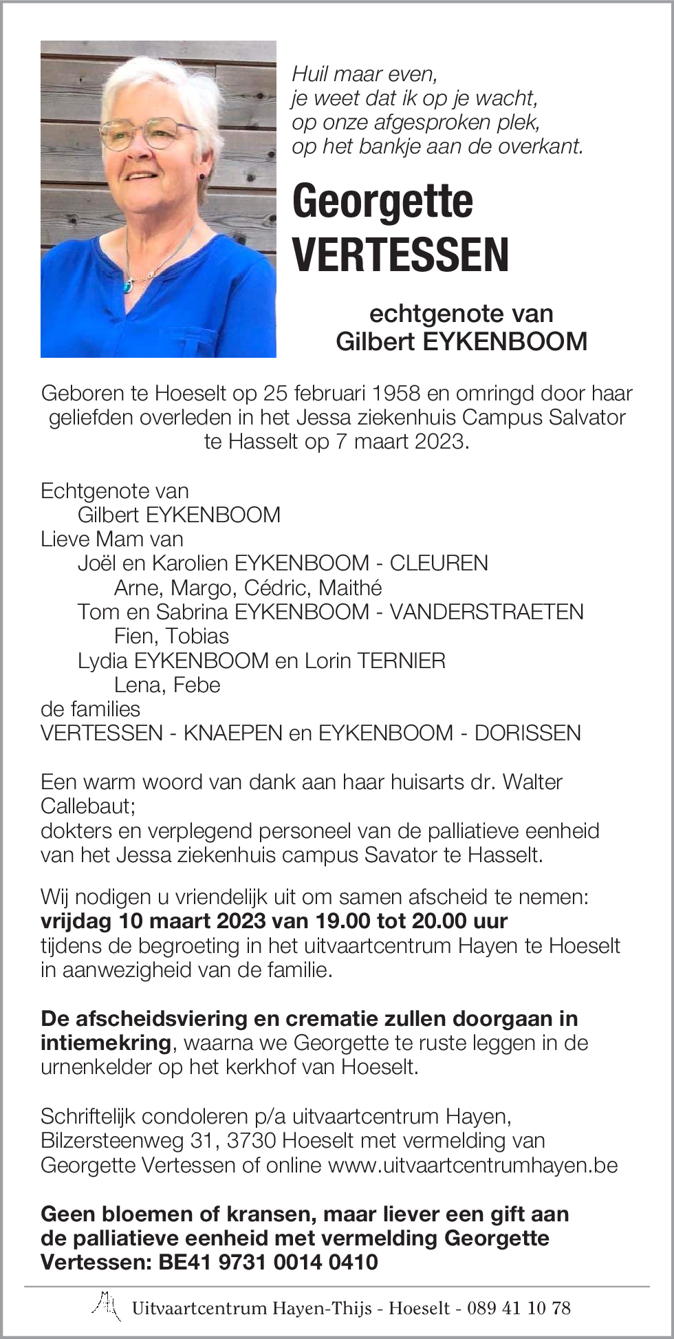 Georgette VERTESSEN