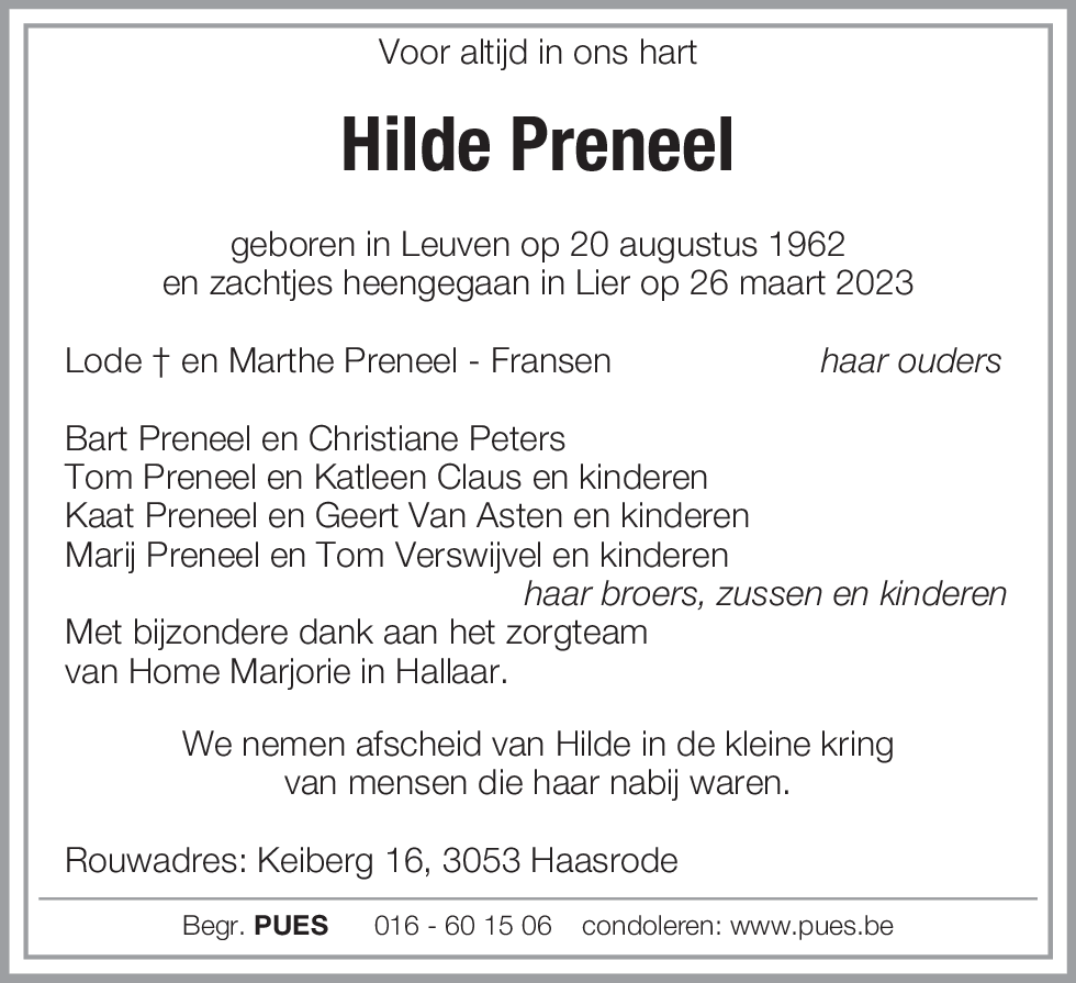 Hilde Preneel