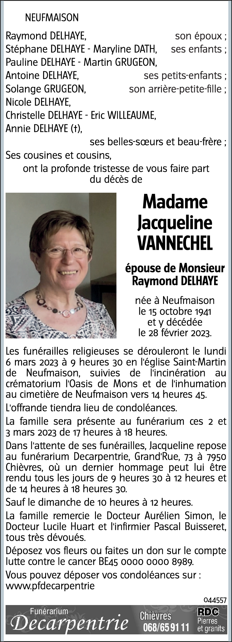 Jacqueline Vannechel