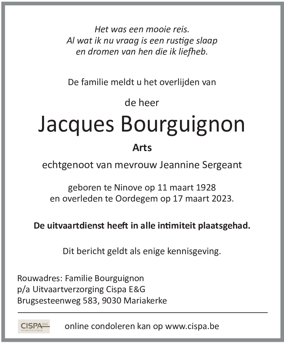 Jacques Bourguignon