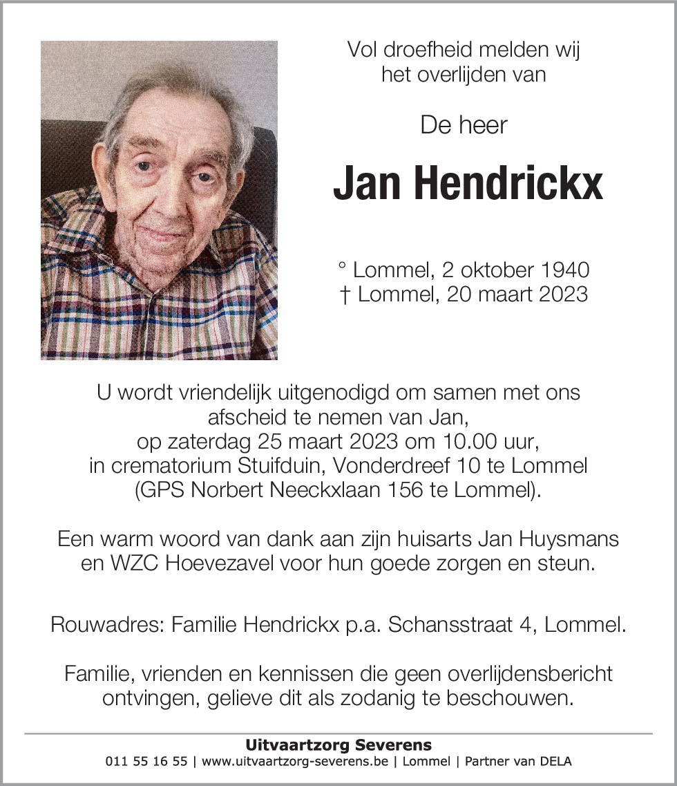 Jan Hendrickx