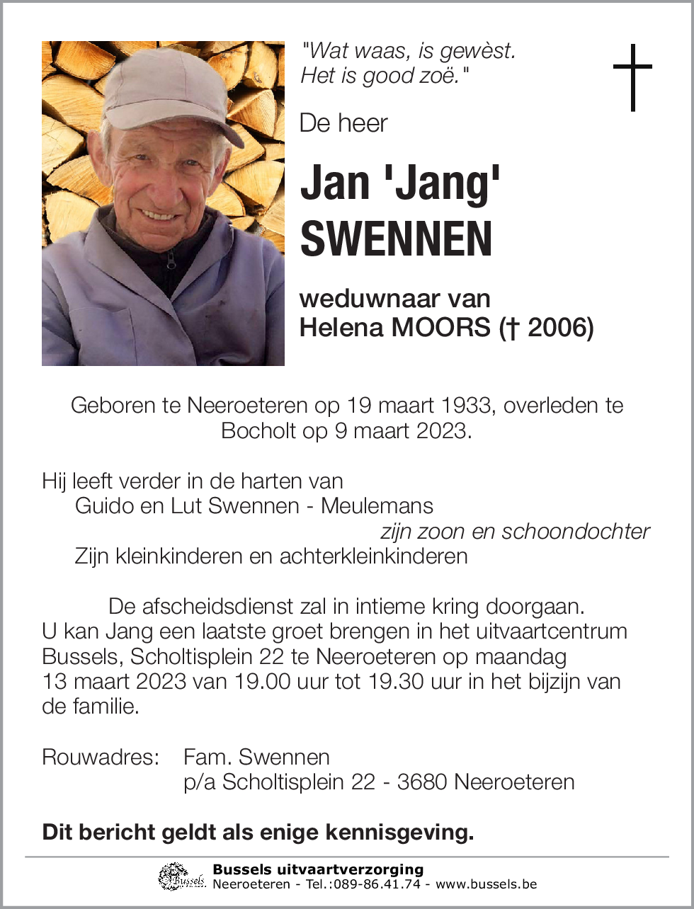 Jan 'Jang' SWENNEN