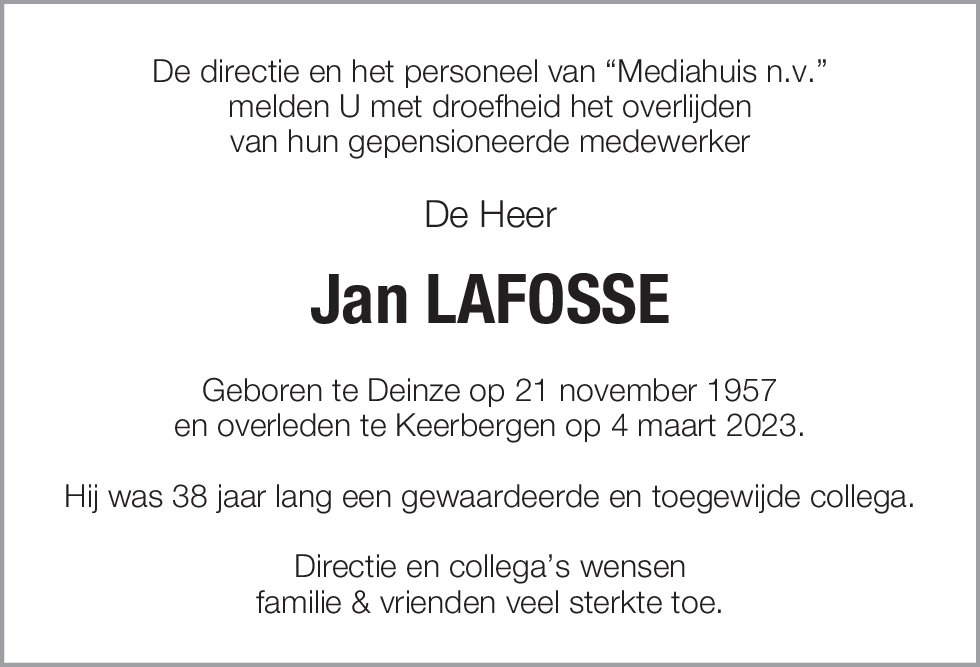 Jan Lafosse