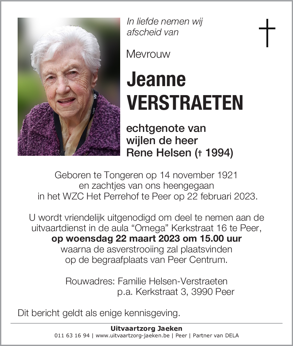 Jeanne Verstraeten