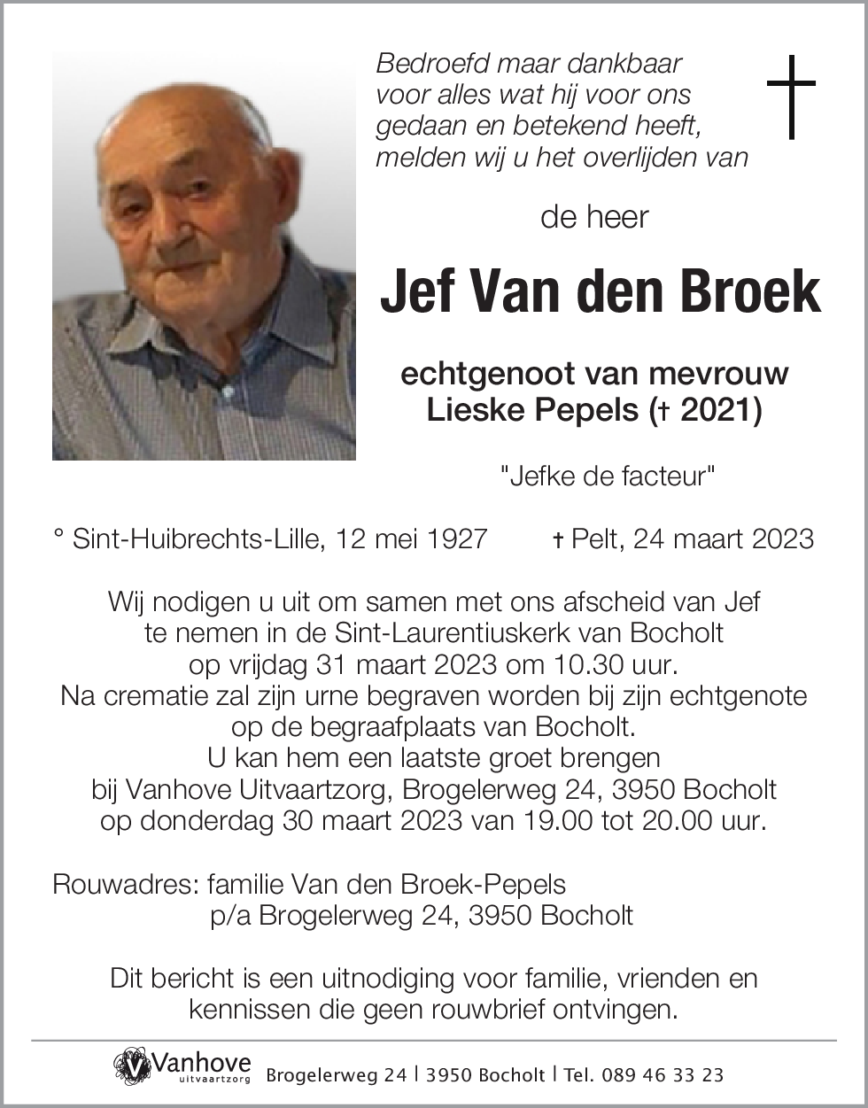 Jef Van den Broek