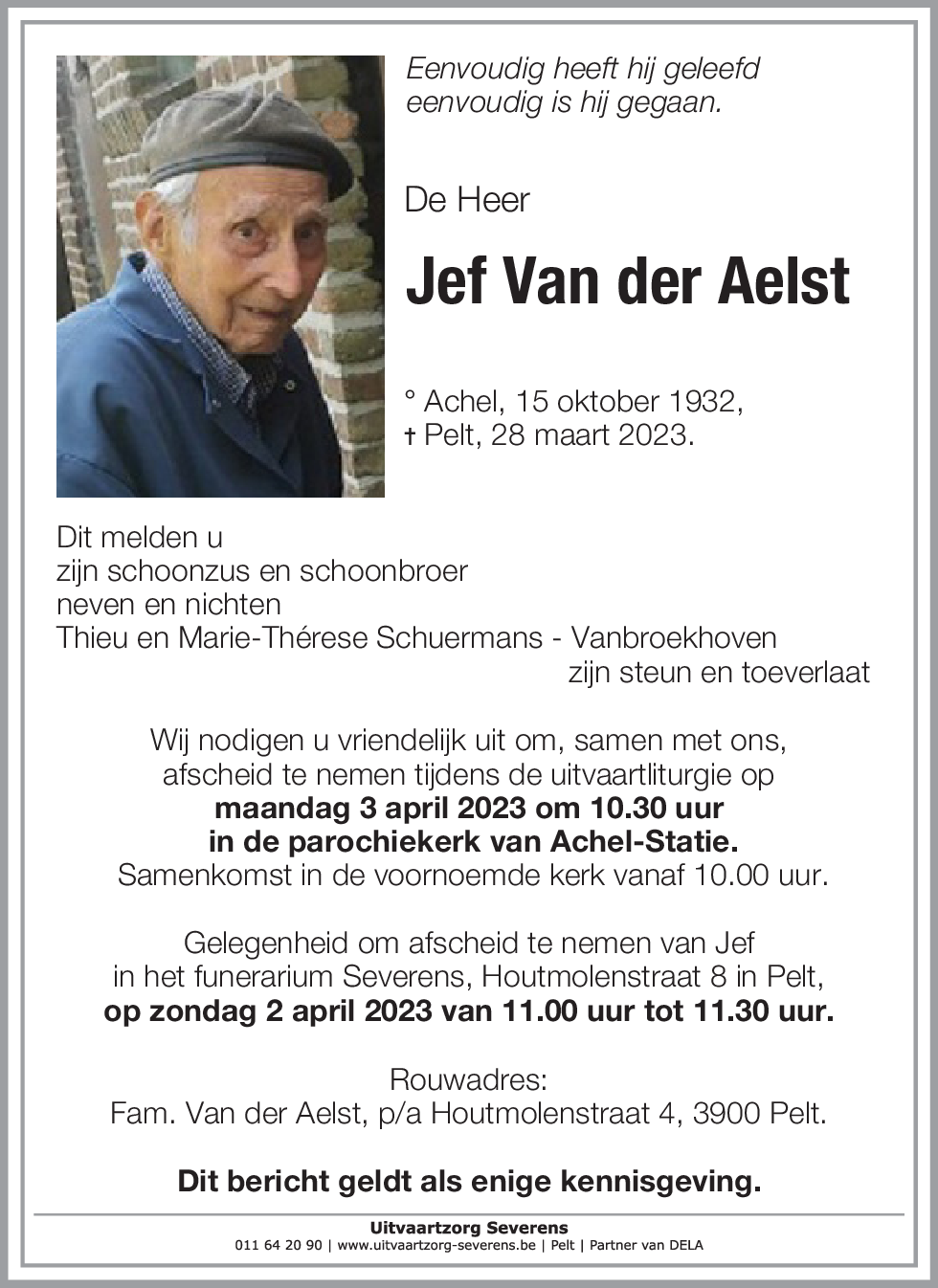 Jef Van der Aelst