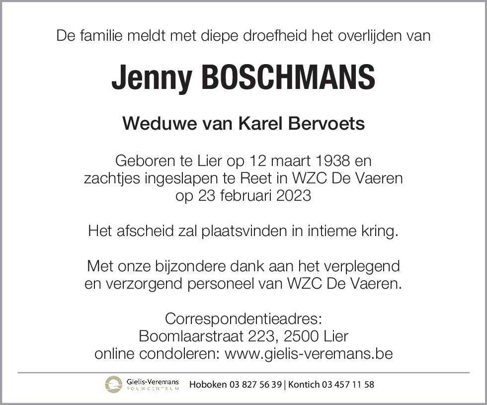 Jenny Boschmans