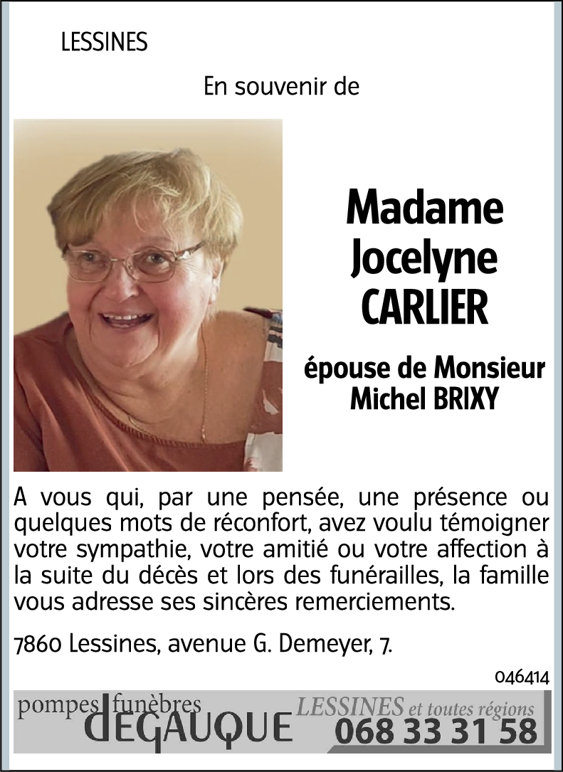 Jocelyne CARLIER