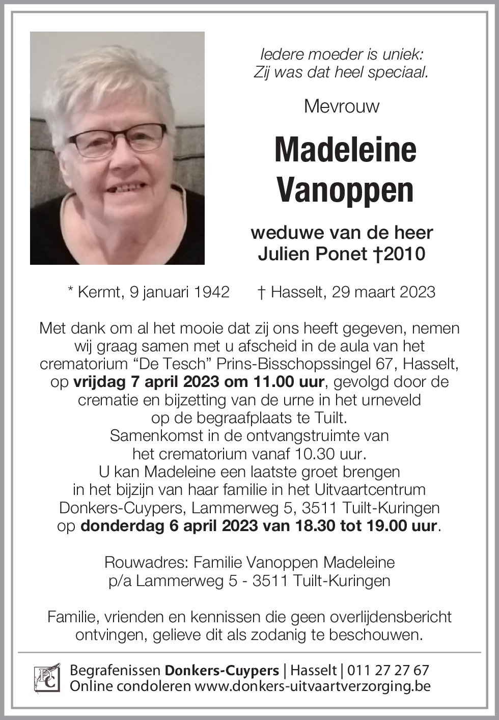 Madeleine Vanoppen