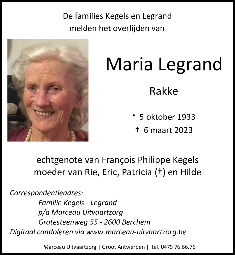 MARIA LEGRAND