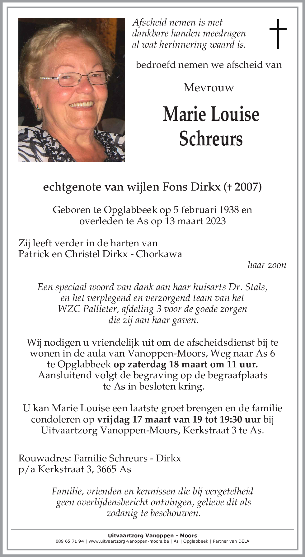 Marie Louise Schreurs